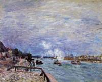 Sisley, Alfred - The Seine at Grenelle, Rainy Weather